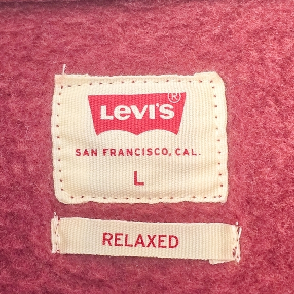 NWOT Levi's Men's Varsity Hooded Jacket Sweatshirt Pullover Large - Picture 3 of 6